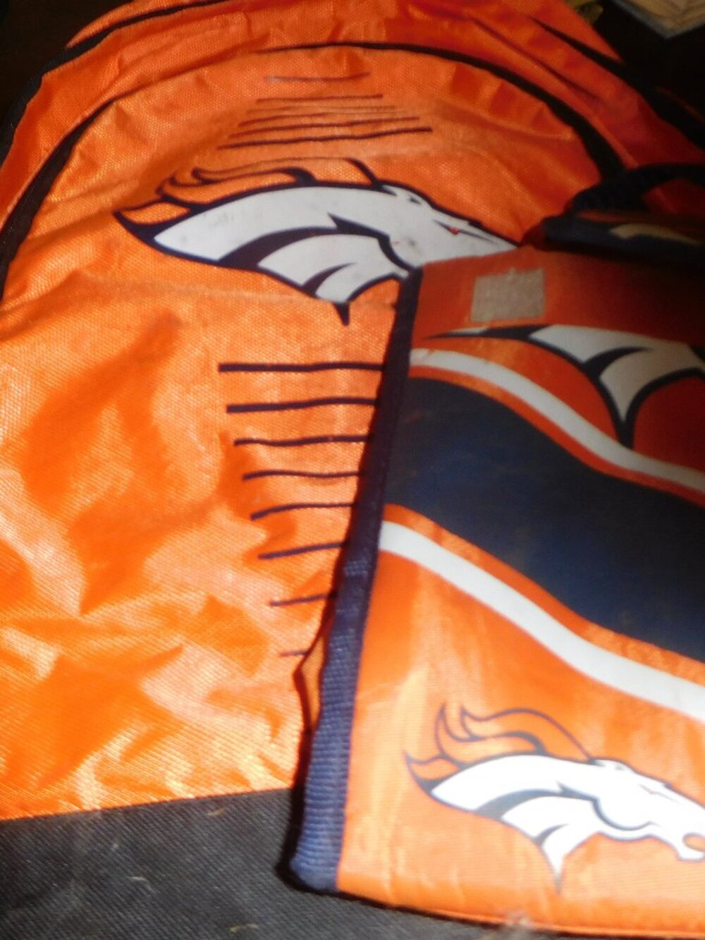 Denver Broncos Backpack & Lunch Bag
